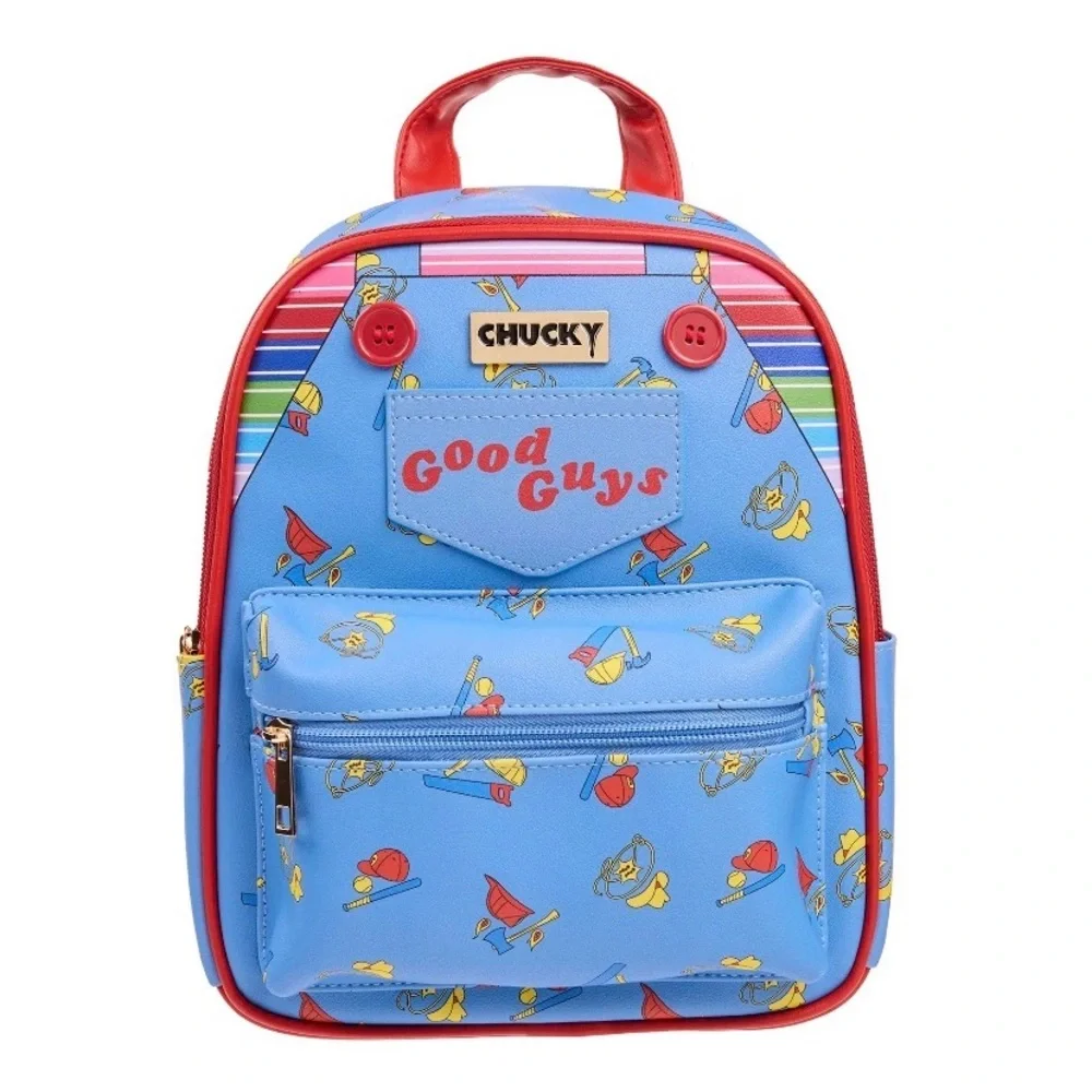 Chucky 'Good Guys' Mini Backpack and Mini Lunchbox Keychain . Pack of 2